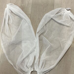 Elegant White Sheer Women's Accessory